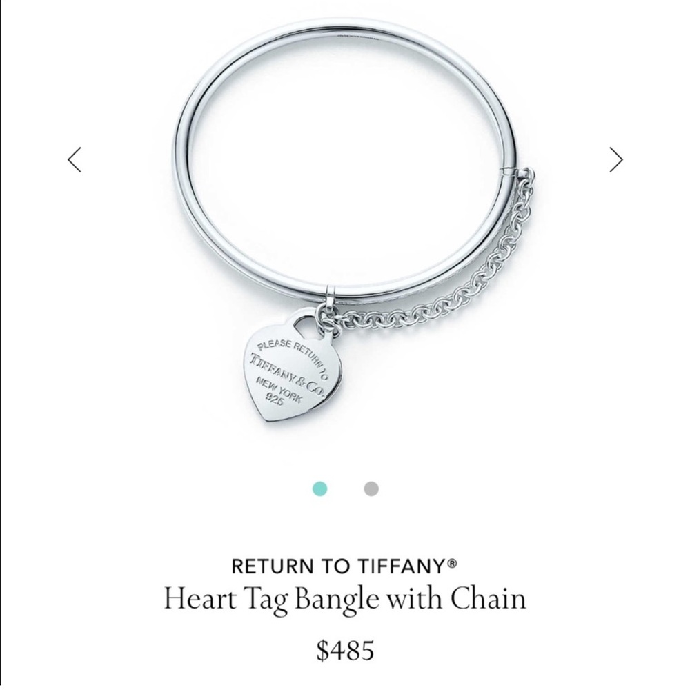 Tiffany heart bangle